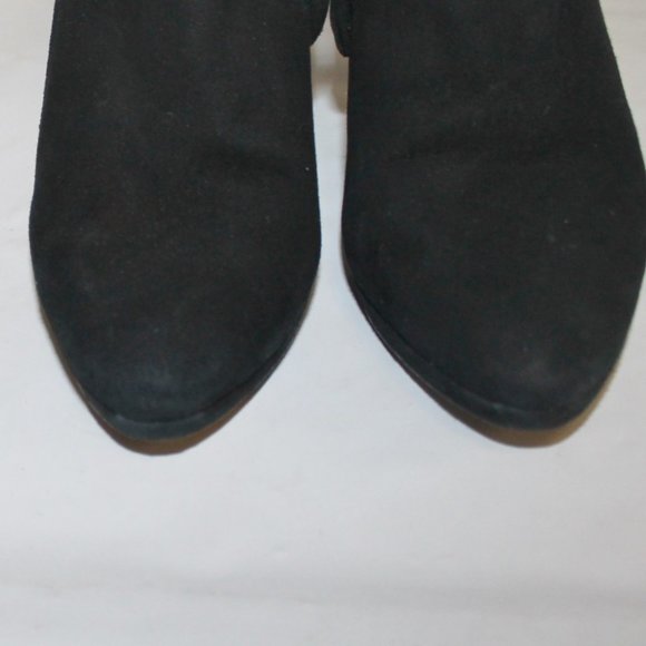 Zara Collection Side Zip Stiletto Heels Small Platform Ankle Boot Bootie Shoes - Picture 6 of 10
